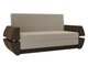Прямой диван-кровать Атлант Т мини коричнево-бежевого цвета