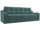 Прямой диван-кровать Итон бирюзового цвета