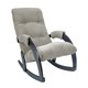 Кресло-качалка Модель 67 светло-серого цвета