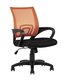 Кресло офисное Top Chairs Simple со спинкой оранжевого цвета