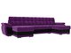 Угловой диван-кровать Нэстор фиолетового цвета