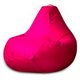 Кресло-мешок Груша 2XL в обивки из ткани оксфорд розового цвета