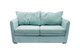 Раскладной диван Arthur S бирюзового цвета