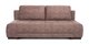 Прямой диван-кровать Льюис коричневого цвета