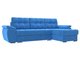 Угловой диван-кровать Нэстор голубого цвета