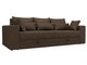 Прямой диван-кровать Мэдисон коричневого цвета