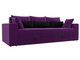 Прямой диван-кровать Мэдисон фиолетово-черного цвета