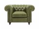 Кресло Chesterfield зеленого цвета