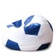 Кресло Мяч сине-белого цвета