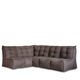 Угловой модульный диван Shape коричневого цвета