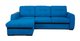 Угловой модульный диван-кровать Айдер синего цвета