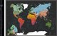 Скретч-карта мира BLACK  из  ламинированной бумаги