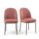 Комплект из двух стульев Topim розового цвета