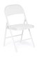 Комплект из пяти складных стульев Folder белого цвета