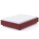 Кровать SleepBox 140x200 темно-красного цвета
