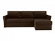 Угловой диван Peterhof темно-коричневого цвета