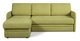 Угловой диван-кровать Флит зеленого цвета
