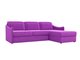 Угловой диван-кровать Скарлетт фиолетового цвета