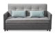 Прямой диван-кровать Claire L серого цвета