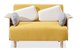 Диван-кровать Malibu желтого цвета