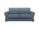 Двухместный диван-кровать Belgian серо-синего цвета