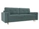 Прямой диван-кровать Белфаст темно-бирюзового цвета (тик-так)