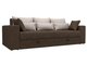 Прямой диван-кровать Мэдисон коричнево-бежевого цвета