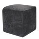 Пуфик Куб темно-серого цвета