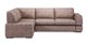 Угловой диван-кровать Миста коричневого цвета