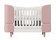 Кроватка-трансформер Kidi Soft 74х143 бело-розового цвета