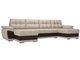 Угловой диван-кровать Нэстор бежевого цвета (ткань/экокожа)
