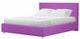 Кровать Кариба 160х200 фиолетового цвета с подъемным механизмом 