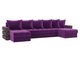 Угловой диван-кровать Венеция фиолетового цвета