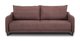 Прямой диван-кровать Бьёрг коричневого цвета
