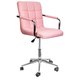 Офисный стул Rosio розового цвета