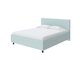 Кровать Como Veda 3 140х200 голубого цвета (экокожа) 