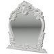 Настенное зеркало Дольче Вита белого цвета с серебром
