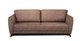Прямой диван-кровать Фабьен темно-коричневого цвета