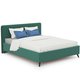 Кровать Миа 160х200 с подъёмным механизмом и дном изумрудного цвета