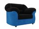 Кресло Карнелла черно-голубого цвета