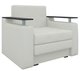 Кресло-кровать Мираж белого цвета (экокожа)