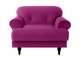 Кресло Italia пурпурного цвета 