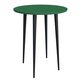 Стол Спутник мини зеленого цвета на черных ножках