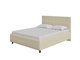 Кровать Como Veda 1 140х200 светло-бежевого цвета (велюр)