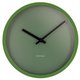 Часы настенные Forest зеленого цвета