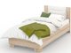 Кровать Аврора 90х200 бежевого цвета