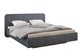 Кровать Альфа 140х200 серого цвета