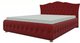 Кровать Герда 140х200 красного цвета с подъемным механизмом