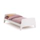 Кровать в винтажном стиле Adil 90x190 белого цвета