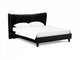 Кровать Queen II Agata L 160х200 черного цвета